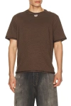 Commission Reversed Tee In Brown