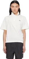 Commission White Twisted Polo In White