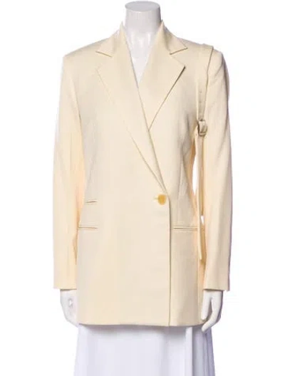 Pre-owned Commission Wool Blazer W/ Tags In Neutral