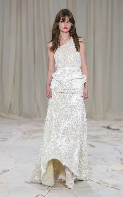 Common Hours Isolated Asymmetric Sequined Dress