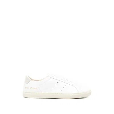 Common Project Achilles Perforated Panelled Sneakers In White