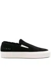Common Projects Faux-shearling Loafers In Black