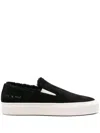 Common Projects Faux-shearling Loafers In Black