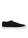 Common Projects Achilles Low Grained Leather Sneaker In Black