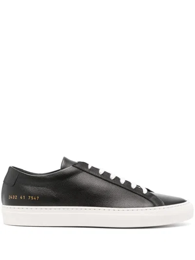 Common Projects Achilles Contrast Bumpy Sneakers In Blue
