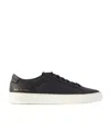 Common Projects Achilles Full-grain Leather Sneakers In Black