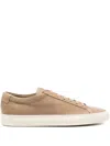 Common Projects Sneakers With Contrast Sole And Round Toe In Brown