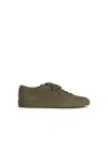 Common Projects Achilles Premium Sneakers In Green Leather In Green