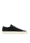 Common Projects Mens Black White Achilles Low Number-print Suede Low-top Trainers In Black