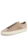 Common Projects Achilles In Nubuck Sneakers Taupe In Brown