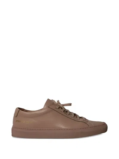 Pre-owned Common Projects Achilles Lace-up Sneakers In Brown