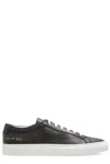 Common Projects Black Achilles Leather Sneakers In Brown
