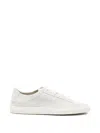 Common Projects Retro Mesh Leather Sneakers In White