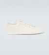 Common Projects Achilles Leather And Canvas Sneakers In Off White