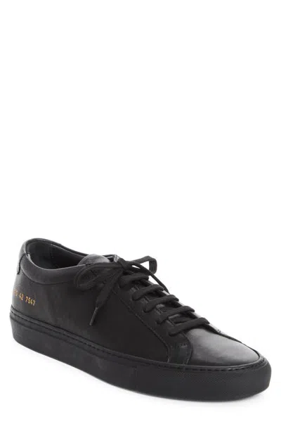 Common Projects Achilles Leather Sneaker In Black