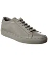 Common Projects Achilles Leather Sneaker In Gray