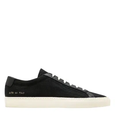 Common Projects Achilles Leather Sneakers In Black