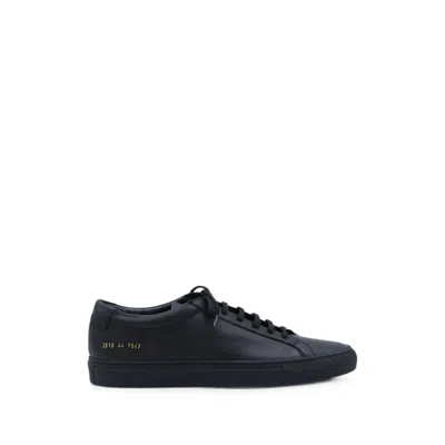 Common Projects Achilles Leather Sneakers In Black