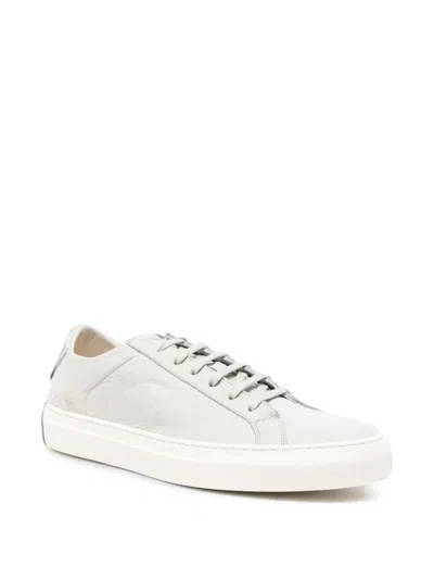 Common Projects Achilles Leather Sneakers In Gray
