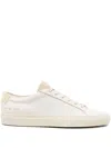 Common Projects Achilles Leather And Canvas Sneakers In White