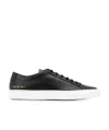 Common Projects Original Achilles Low Suede Sneakers In Black
