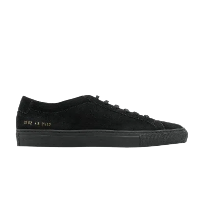 Pre-owned Common Projects Achilles Low 'black Suede'