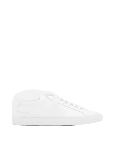 Common Projects 'achilles Low' Leather Sneakers In White