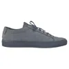 Common Projects Achilles Low Sneakers In Blue Suede In Blue