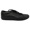 Common Projects Achilles Low-top Sneakers In Black Calf Leather In Black