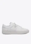 Common Projects Bball Summer Edition Leather Sneakers In White