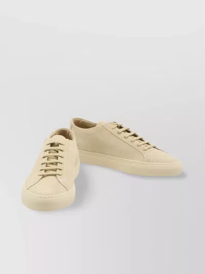 COMMON PROJECTS ACHILLES LOW-TOP SUEDE SNEAKERS