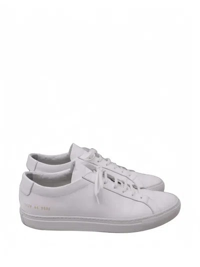 Pre-owned Common Projects Achilles Low-top Sneakers In White