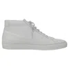Common Projects Achilles Mid Top Sneakers In Grey Leather In Grey