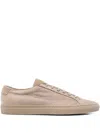 Common Projects Suede-leather Low-top Sneakers In Gray