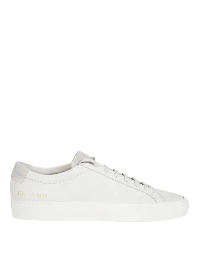Common Projects Achilles Nubuck Sneakers In White