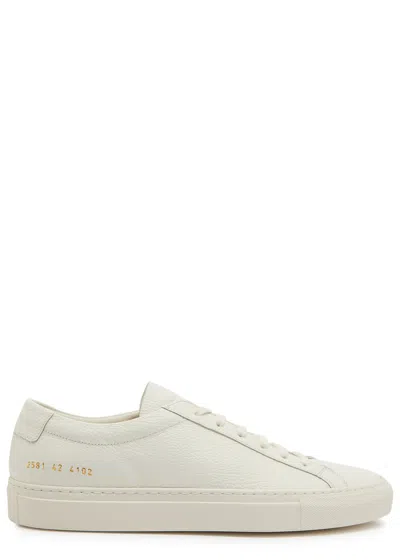 Common Projects Achilles Premium Grained Leather Sneakers In Multi