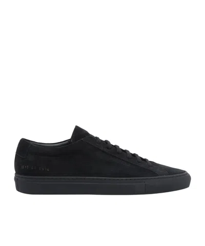 Common Projects Achilles Premium Sneakers In Black