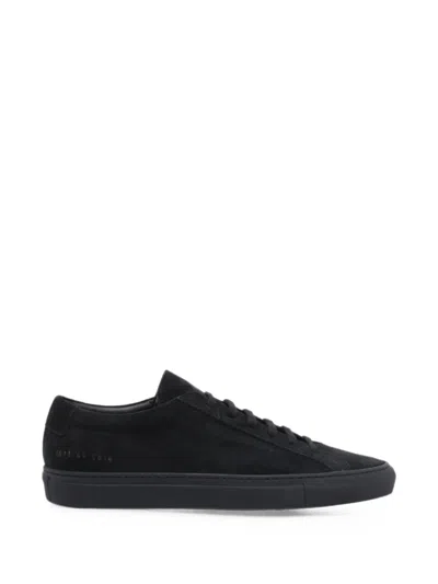 Common Projects Achilles Premium Sneakers In Black