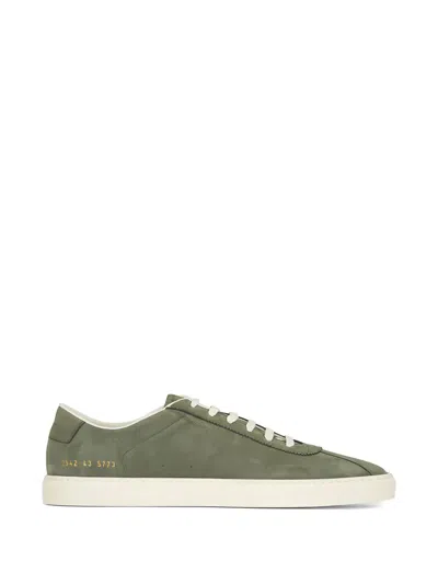 Common Projects Achilles Premium Sneakers In Green