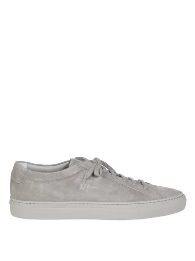 Common Projects Achilles Premium Suede Low-top Sneakers In Animal Print