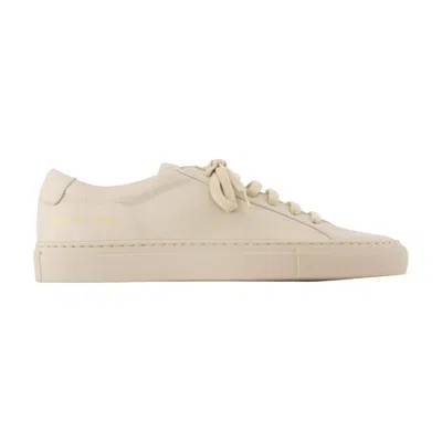 COMMON PROJECTS ACHILLES S SNEAKERS COMMON PROJECTS LEATHER BEIGE