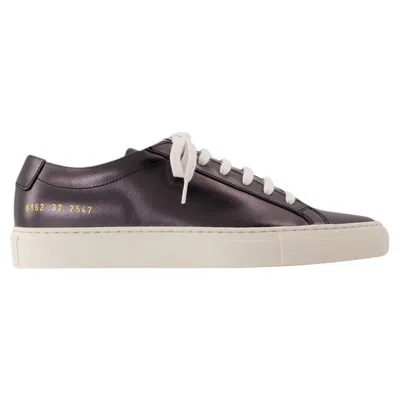 Common Projects Achilles Shiny Sneakers -  - Leather - Black