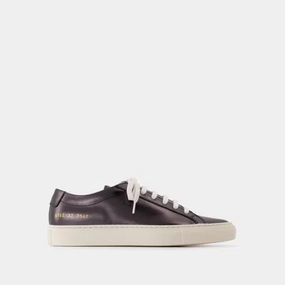 Common Projects Achilles Shiny Sneakers In Animal Print