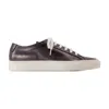 Common Projects Achilles Shiny Sneakers In Black