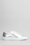 Common Projects Achilles Shiny Trainers In Silver