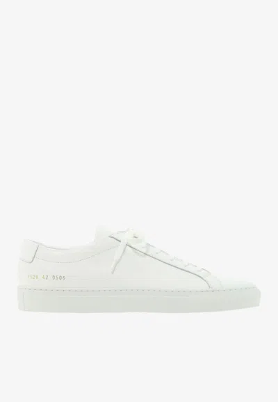 Common Projects Achilles Smooth Leather Sneakers In Multi