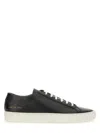Common Projects Mens Black White Achilles Low Number-print Suede Low-top Trainers In Black