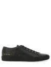 Common Projects Achilles Low-top Sneakers In Black Calf Leather In Black