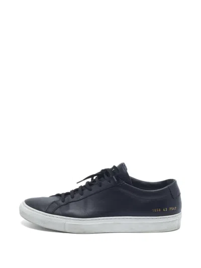 Pre-owned Common Projects Achilles Sneakers In Black