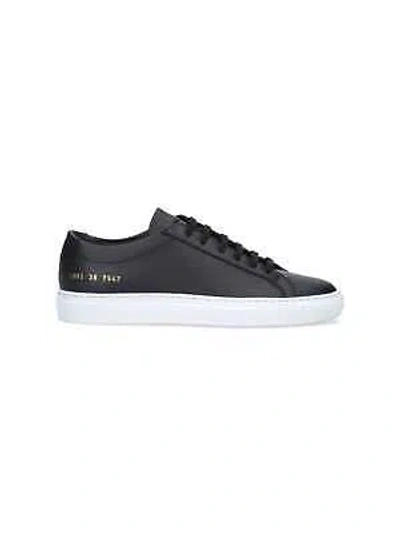 Pre-owned Common Projects Achilles Sneakers In Black